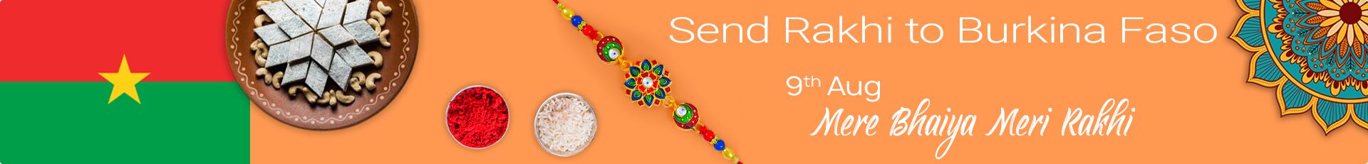 Send Rakhi to Burkina Faso