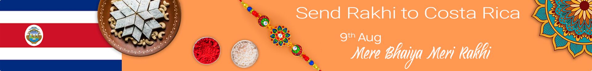 Send Rakhi to Costa Rica