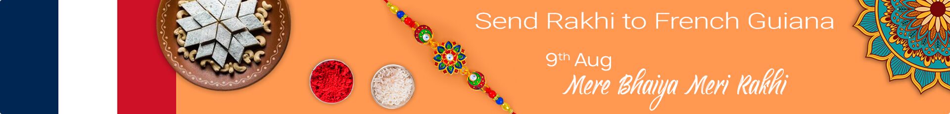 Send Rakhi to French Guiana