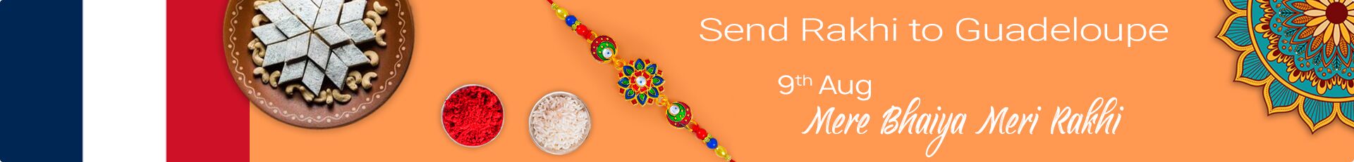 Send Rakhi to Guadeloupe