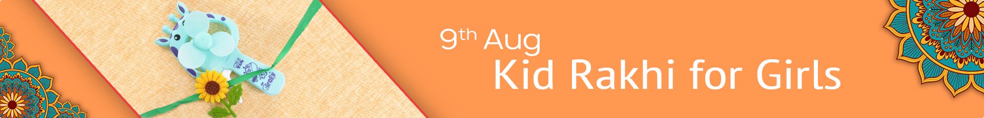 Order to Send Kid Rakhi for Girls Online