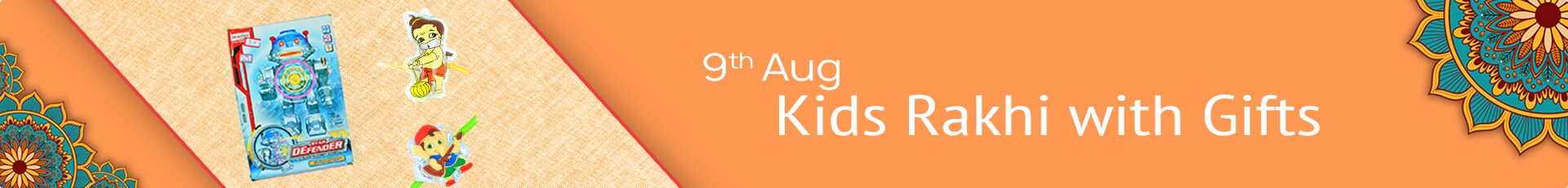 Order to Send Kids Rakhi with Gifts Online