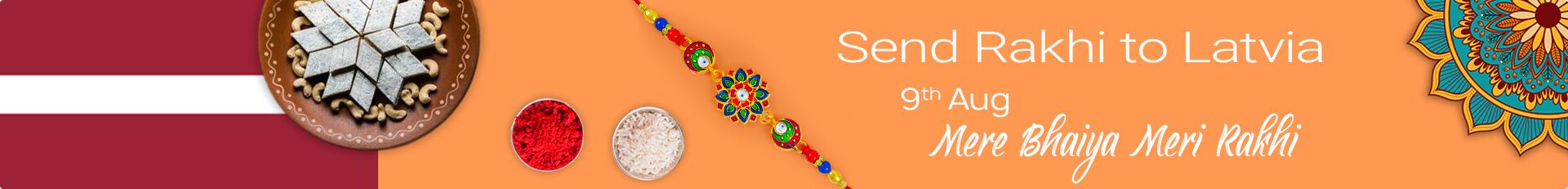 Send Rakhi to Latvia