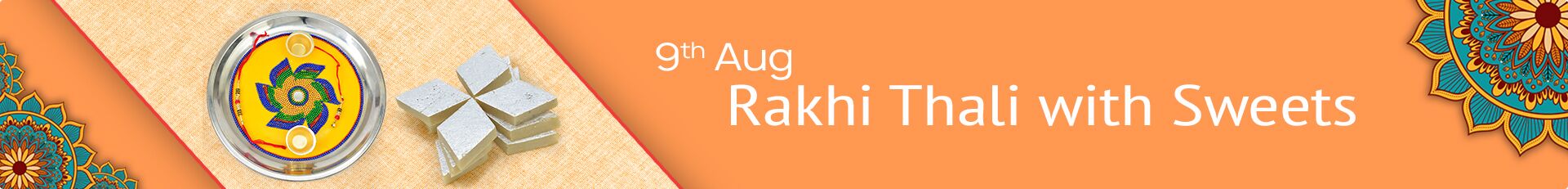 Rakhi Thali with Sweets