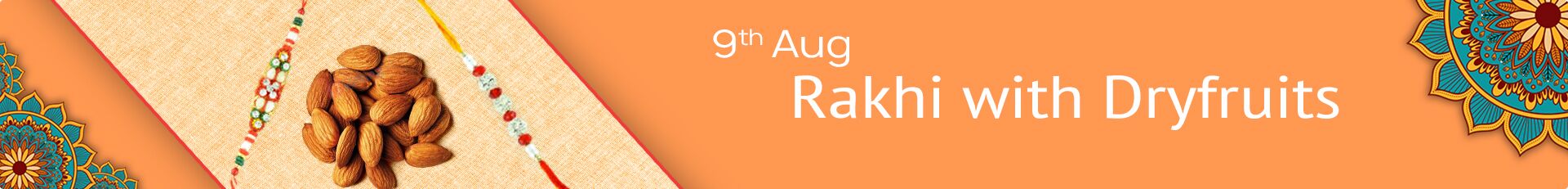 Rakhi with Dryfruits