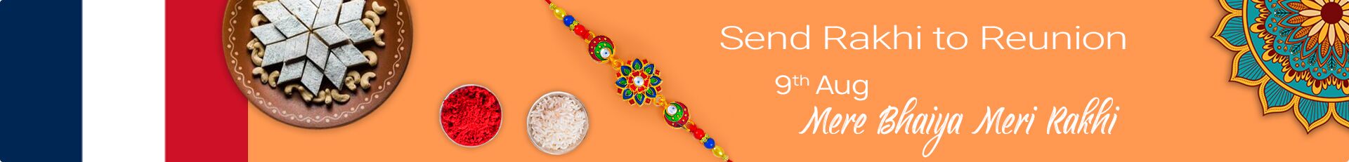 Send Rakhi to Reunion