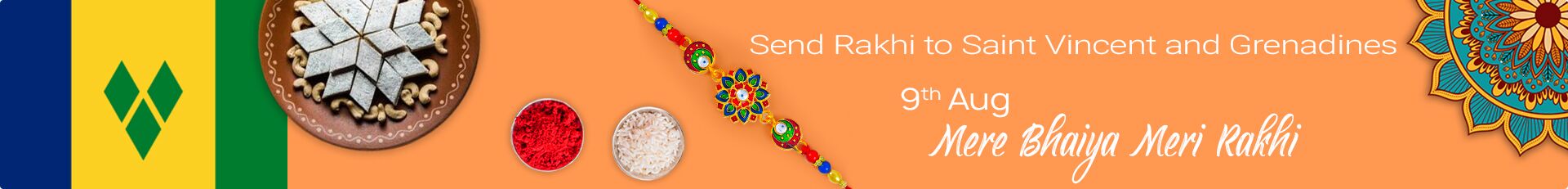 Send Rakhi to Saint Vincent and Grenadines