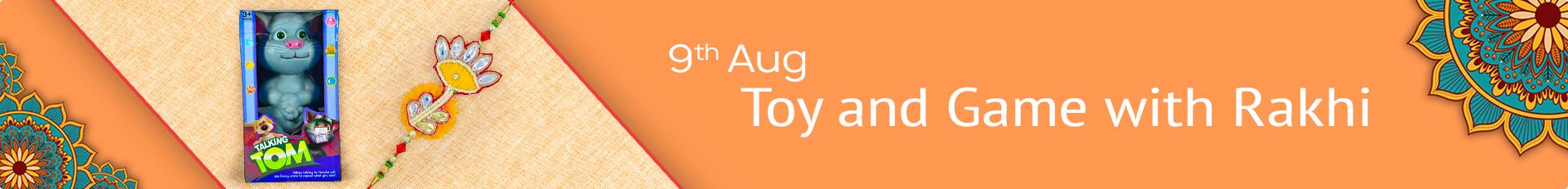 Order to Send Toy and Game with Rakhi Online