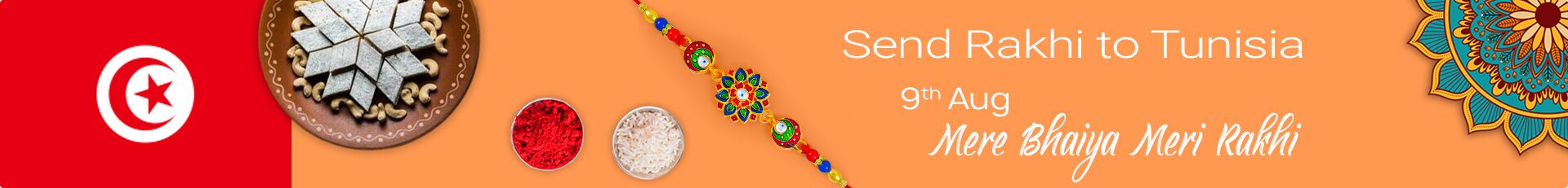 Send Rakhi to Tunisia
