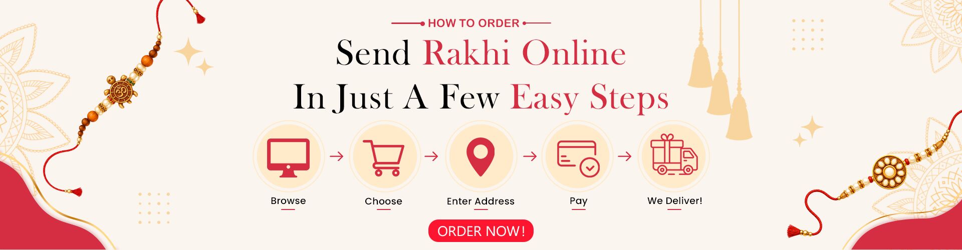 Send Rakhi Online Banner
