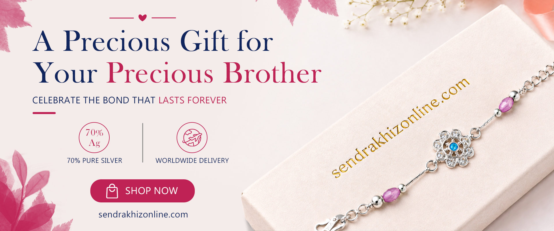 Choose Pure Silver Rakhi Online 2026