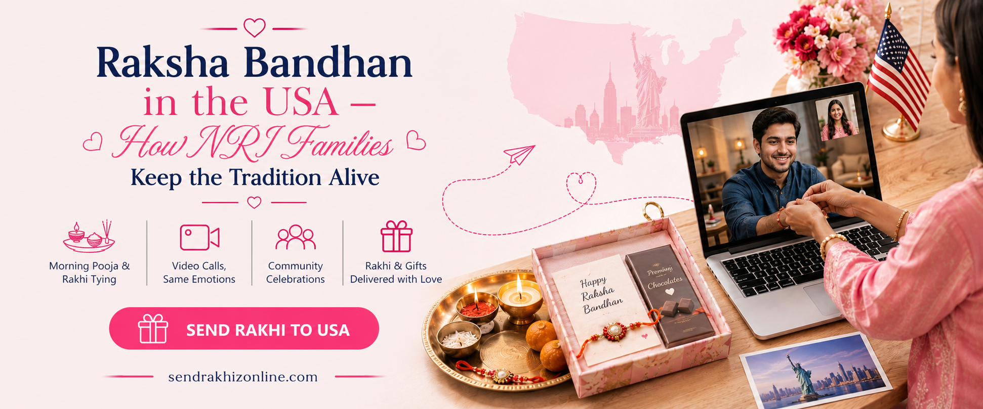 Raksha Bandhan in the USA — How NRI Families Keep the Tradition Alive