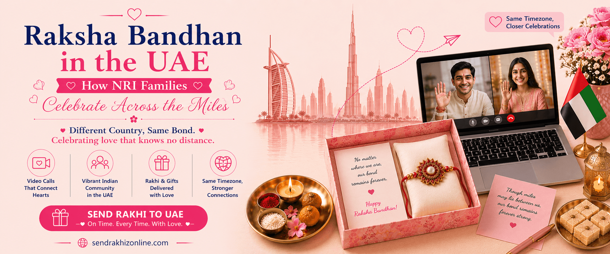 Raksha Bandhan in the UAE — How NRI Families Celebrate Across the Miles