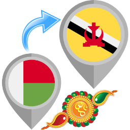 Rakhi to Brunei Darussalam from Madagascar Rakhi to Brunei Darussalam from Madagascar