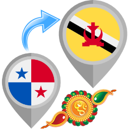 Rakhi to Brunei Darussalam from Panama Rakhi to Brunei Darussalam from Panama